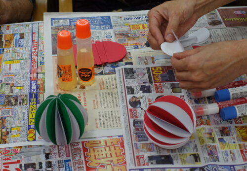 鹿児島 デイサービス 創作活動 飾り作り