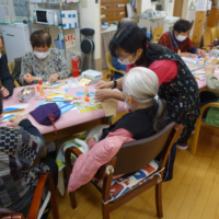 鹿児島デイサービス　創作活動　絵馬