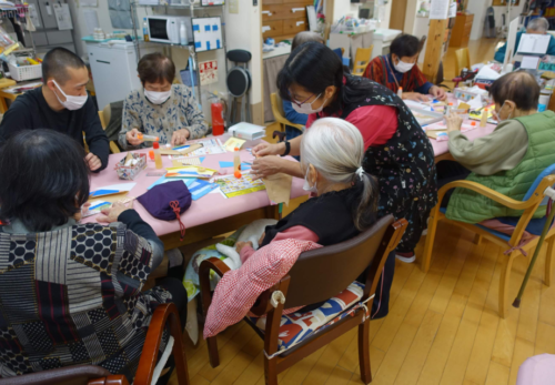 鹿児島デイサービス 創作活動 絵馬