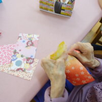 鹿児島　デイサービス　創作活動　壁紙　一月　菜の花マラソン