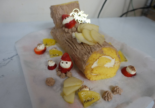 鹿児島デイサービス　クリスマス会　手作りケーキ