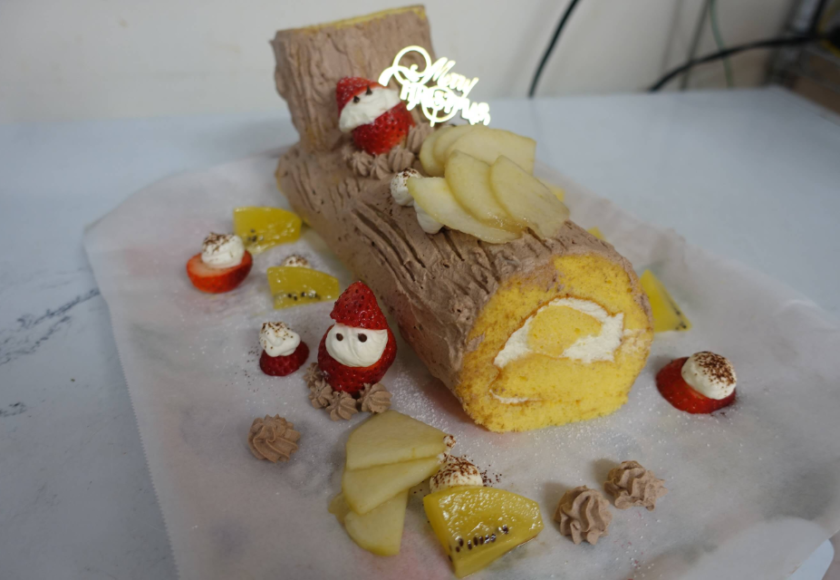 鹿児島デイサービス　クリスマス会　手作りケーキ