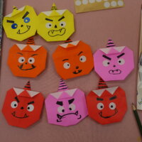 鹿児島　デイサービス　創作活動　節分