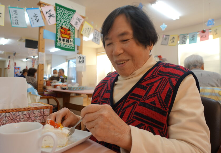 鹿児島 デイサービス 誕生日会 手作りケーキ