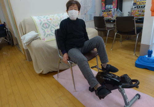 鹿児島ディサービス　マシントレーニング　リハビリ