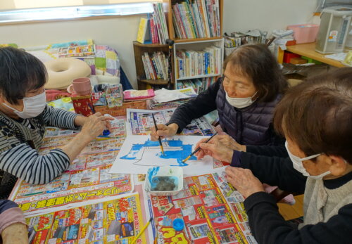 鹿児島　デイサービス　創作活動　壁紙　３月