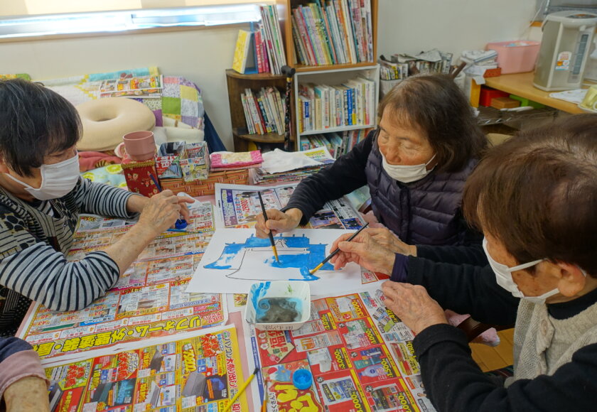 鹿児島　デイサービス　創作活動　壁紙　３月