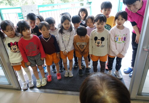 鹿児島 デイサービス 保育園交流 卒園 創作