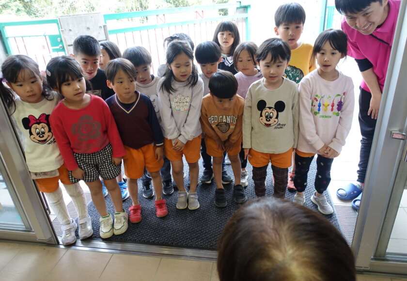 鹿児島 デイサービス 保育園交流 卒園 創作