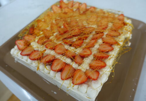 鹿児島 デイサービス 誕生日会 手作りケーキ