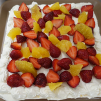 鹿児島ディサービス　誕生日会　手作りケーキ