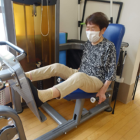 鹿児島ディサービス　マシントレーニング　訓練