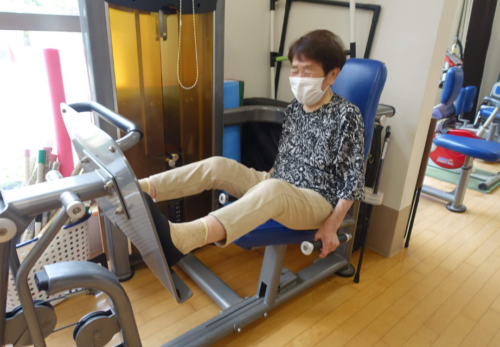 鹿児島ディサービス　マシントレーニング　訓練