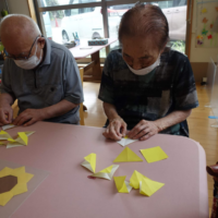 鹿児島ディサービス 創作活動 ひまわり